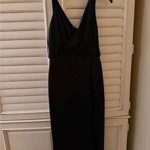 Diane Von Furstenberg Black Backless Dress